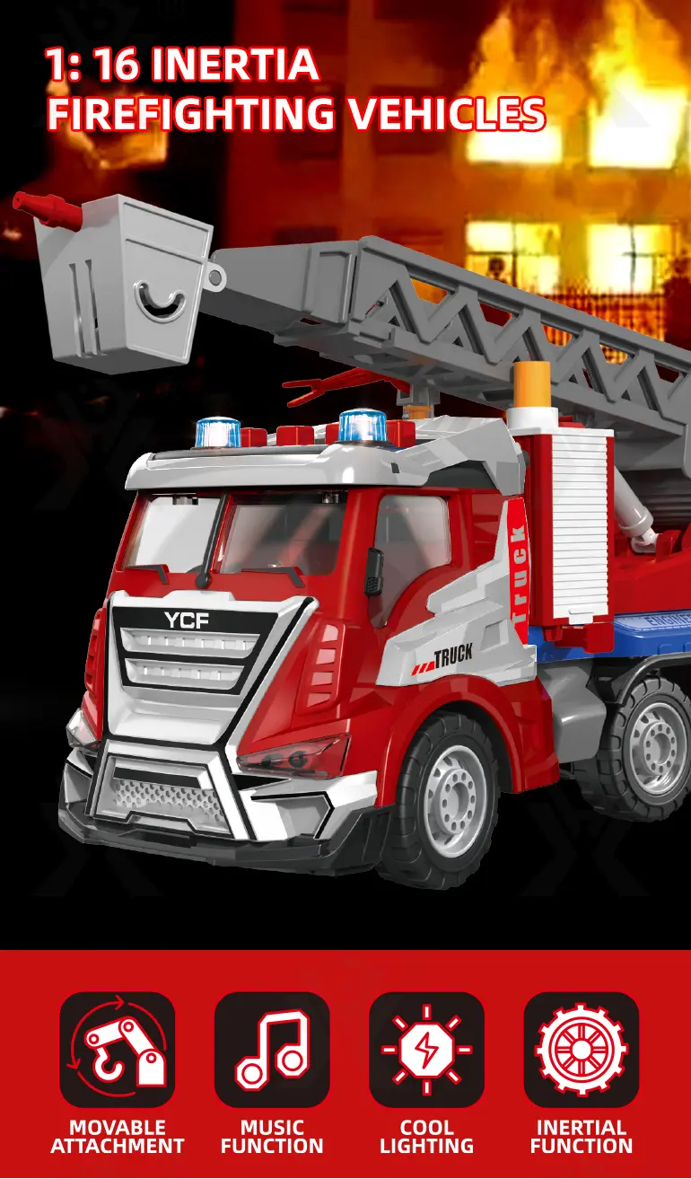 Fire Fighting Truck Toys · TV10637 · detail image 1 of 9
