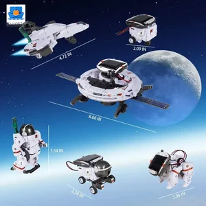 6-in-1 Solar Robot Toy Powered By Solar Energy for Kids STEM Learning · TV10624 · product photo 4 of 6