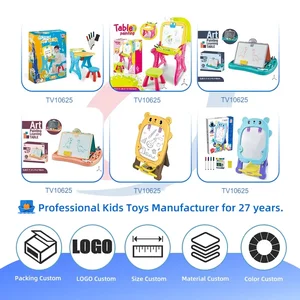 Double-Sided Kids Drawing Board with Adjustable Easel & Storage Tray · TV10625 · product photo 4 of 4