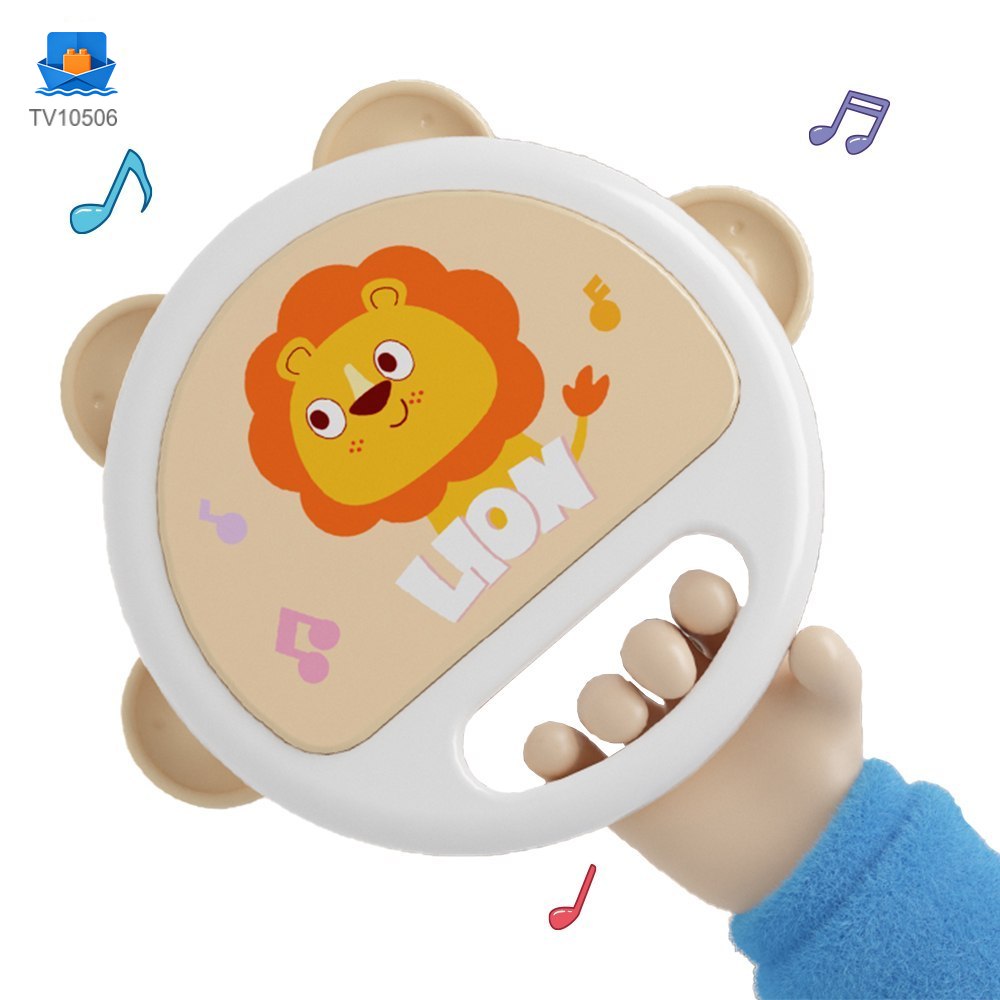 Baby Hand Drum Toy with Shake & Clap Sounds · TV10506 · product photo 1 of 6