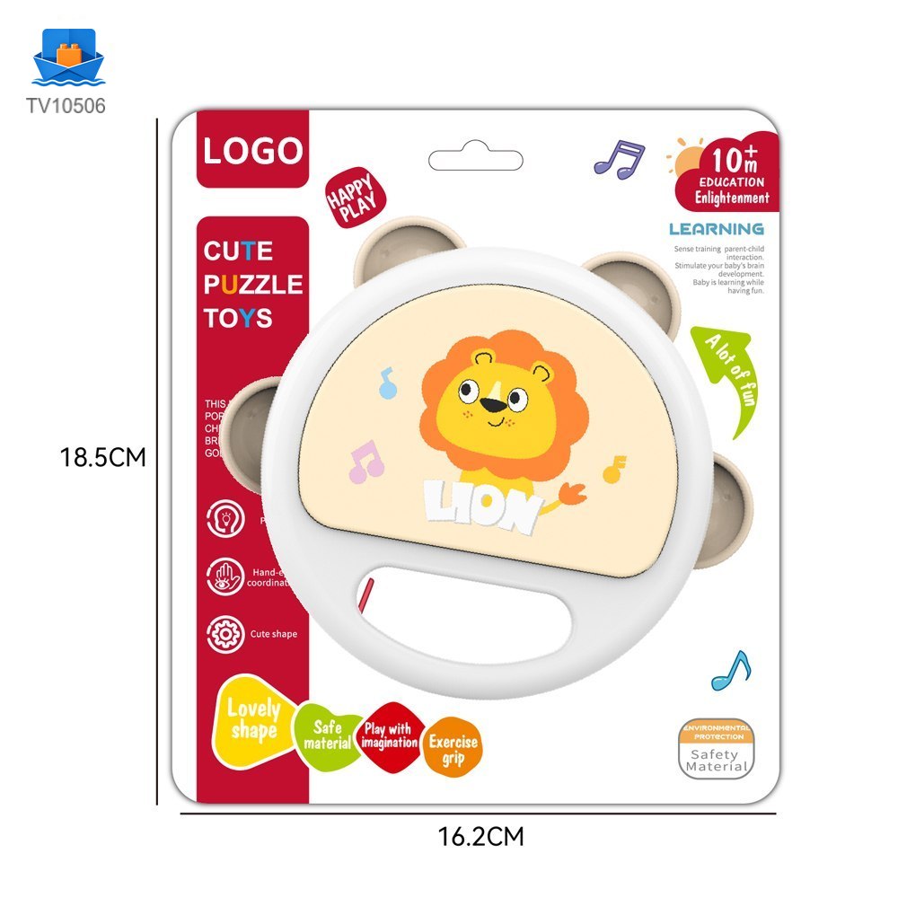 Baby Hand Drum Toy with Shake & Clap Sounds · TV10506 · product photo 6 of 6