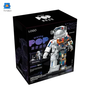 Astronaut Model Toy mit beweglichen Gelenken und galvanisiertem Helm·TV10631·Produktfoto 5 von 6