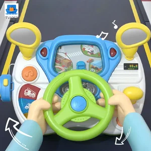 Kids Driving Simulator Toy with Steering Wheel, Gear Shift & Realistic Road Scene · TV10628 · product photo 3 of 6