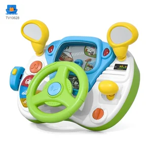 Kids Driving Simulator Toy with Steering Wheel, Gear Shift & Realistic Road Scene · TV10628 · product photo 4 of 6