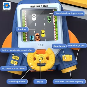 2-in-1 Driving & Space Flight Simulation Toy with Lights, Sounds, and Interactive Controls · TV10613 · product photo 4 of 6