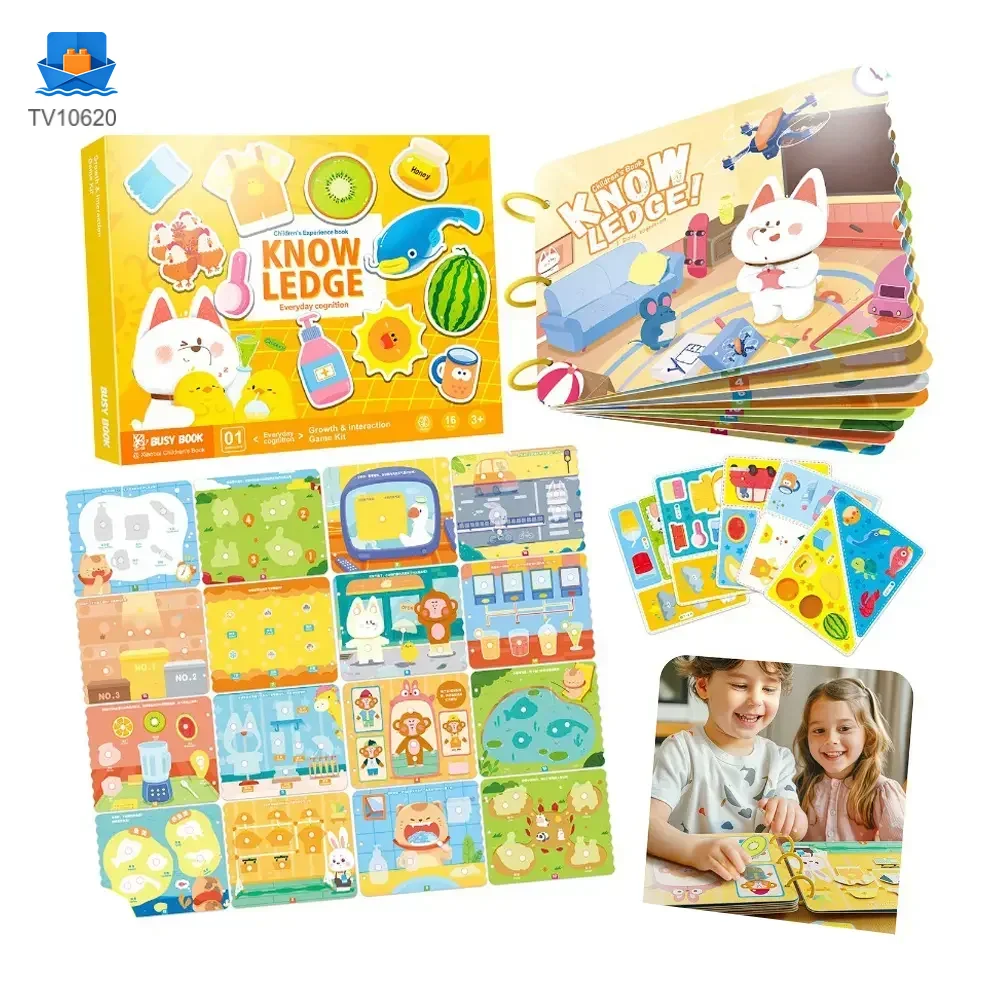 Magic Sticker Book for Kids with Four Learning Themes & Reusable Design · TV10620 · product photo 1 of 7