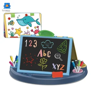 Kids Dual-Sided Painting Table with Chalkboard & Whiteboard · TV10622 · product photo 4 of 6