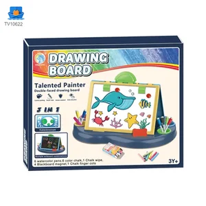 Kids Dual-Sided Painting Table with Chalkboard & Whiteboard · TV10622 · product photo 5 of 6