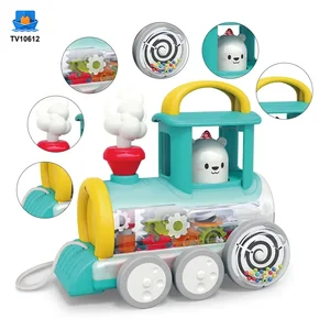 Push-Pull Small Train Toy With Smoke, Gears & Rotating Bead · TV10612 · product photo 4 of 8