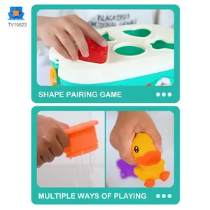 Baby-Bade-Spielzeug Silikon kann gestapelt und mit Lagerung und Form gepaart werden·TV10623·Produktfoto 6 von 7