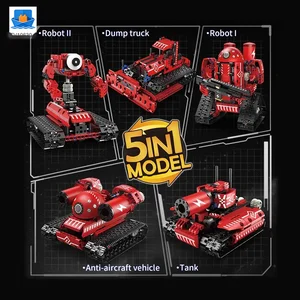 5-in-1 Programming Electric Robot with RC/APP Control & Transformable Models · TV10630 · product photo 3 of 7
