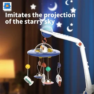 Soothing Space Bed Bell with Star Projection, Music, and Rotating Pendant · TV10618 · product photo 4 of 7