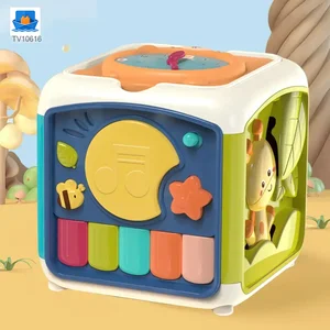 7-in-1 Activity Cube Seven Facet Toy with Music, Shapes, and Interactive Play · TV10616 · product photo 2 of 6