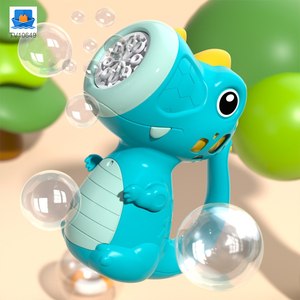 Cute Dinosaur Bubble Machine with Lights & Music · TV10649 · product photo 4 of 6