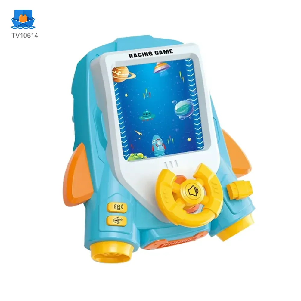 2-in-1 Space Car Game Machine Toy with Lights, Sounds, and Dual Charging Options · TV10614 · product photo 1 of 6