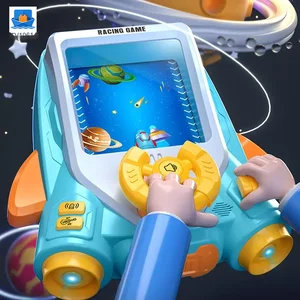 2-in-1 Space Car Game Machine Toy with Lights, Sounds, and Dual Charging Options · TV10614 · product photo 3 of 6