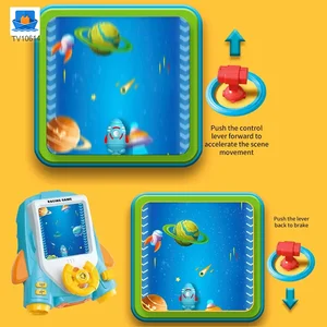 2-in-1 Space Car Game Machine Toy with Lights, Sounds, and Dual Charging Options · TV10614 · product photo 4 of 6