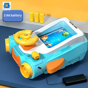 2-in-1 Space Car Game Machine Toy with Lights, Sounds, and Dual Charging Options · TV10614 · product photo 5 of 6