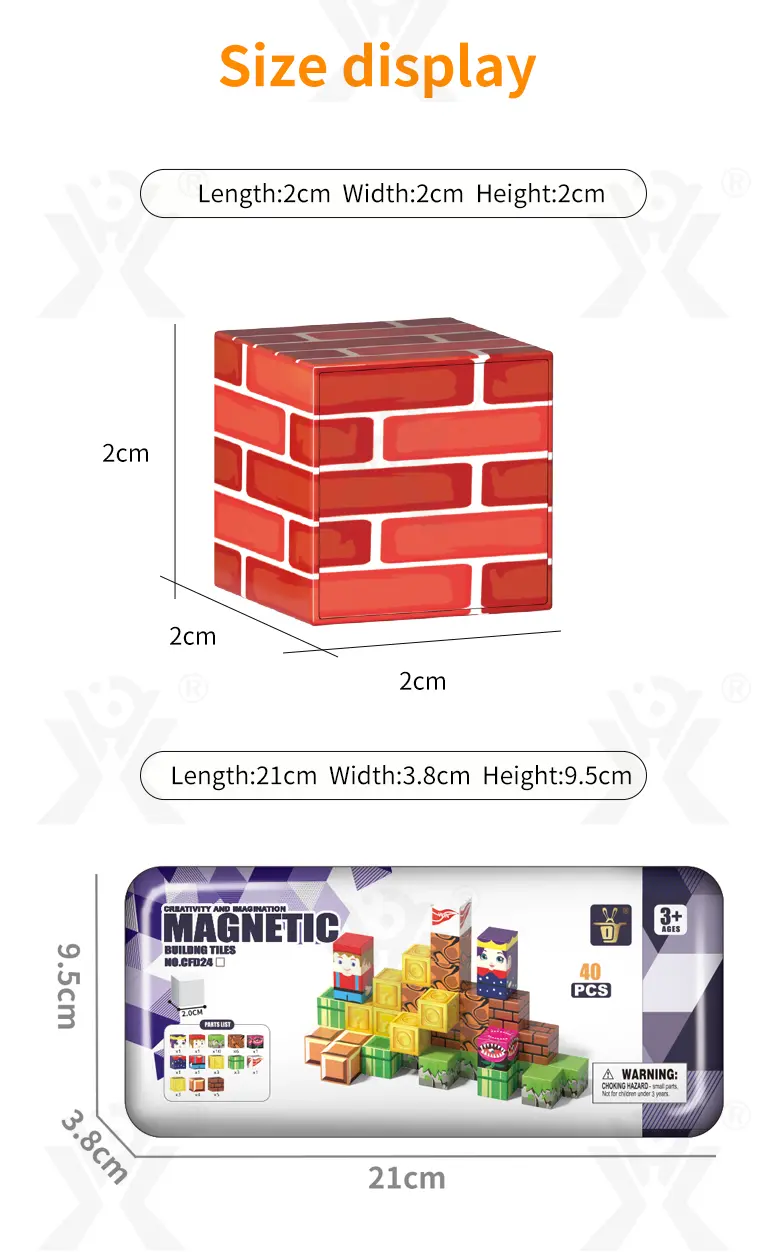 2cm Magnetic Building Blocks Manufacturer · TV10603 · detail image 11 of 11