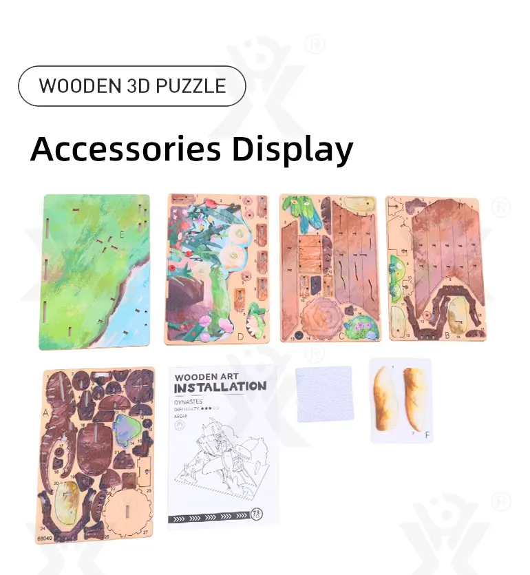3D Insect Wooden Puzzle Supplier, STEM Toy– Improves Creativity and Fine Motor Skills · TV10604 · detail image 6 of 8