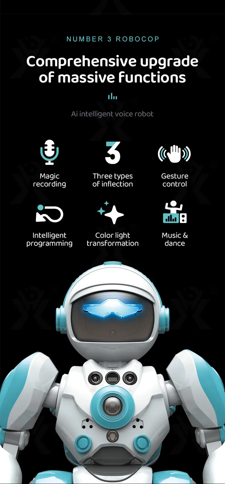 Intelligent Voice Robot Toy In Bulk, RC Control, AI Robot Toy · TV10579 · detail image 2 of 10