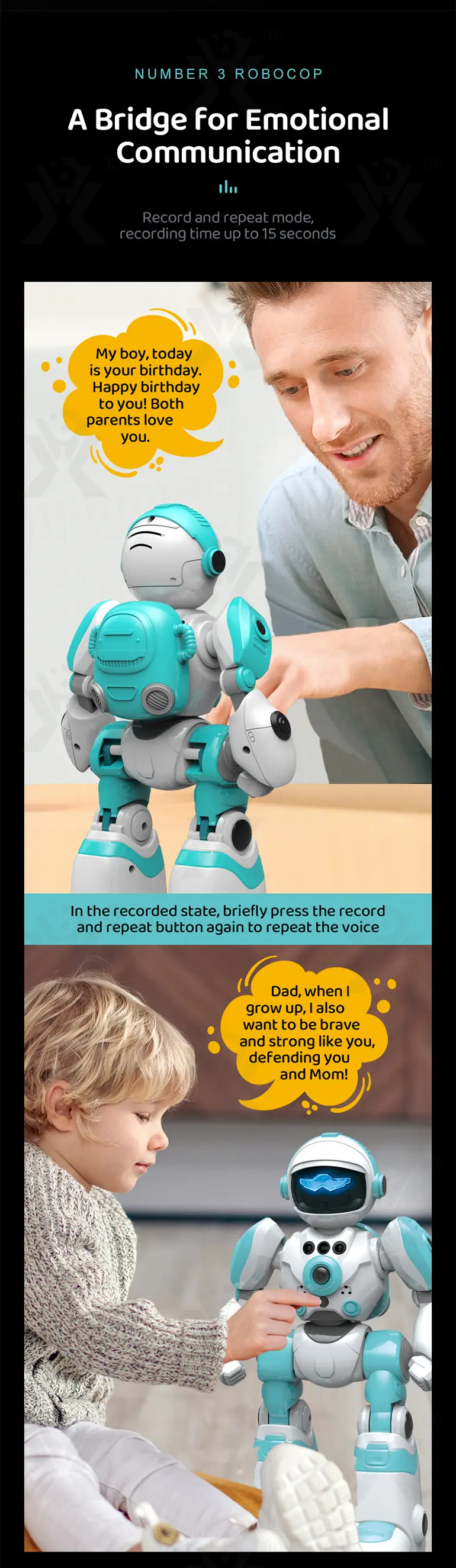 Intelligent Voice Robot Toy In Bulk, RC Control, AI Robot Toy · TV10579 · detail image 4 of 10