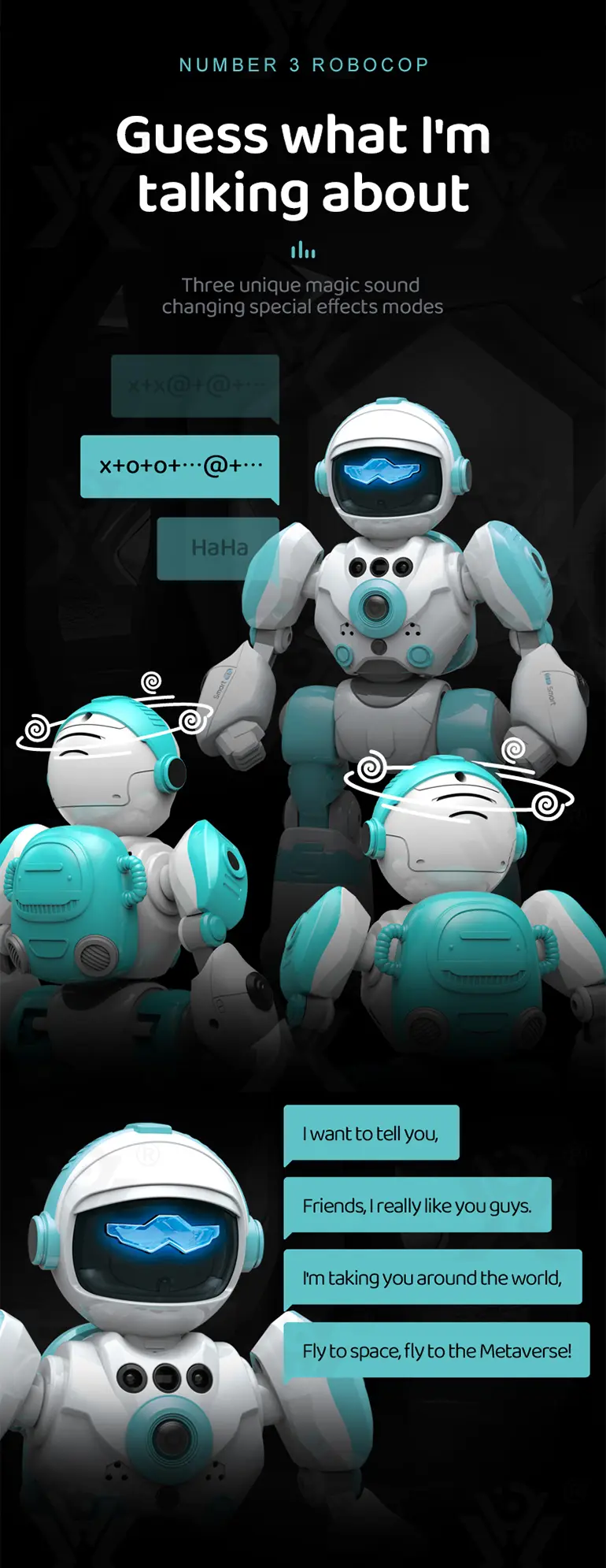 Intelligent Voice Robot Toy In Bulk, RC Control, AI Robot Toy · TV10579 · detail image 5 of 10