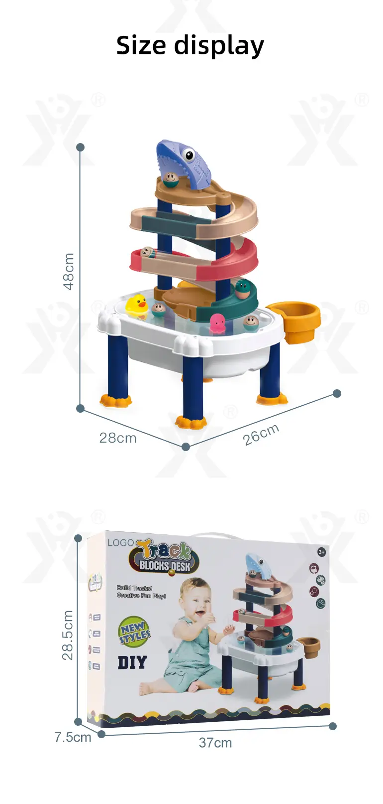 Track Building Block Table Toy For Babies’ Creative Playing · TV10590 · detail image 12 of 12