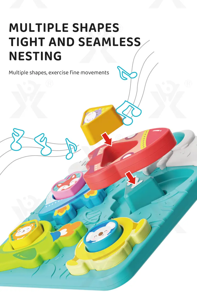 Astronaut Theme Cognition Board Toy With Light, Sound & Shape Learning · TV10596 · detail image 3 of 7