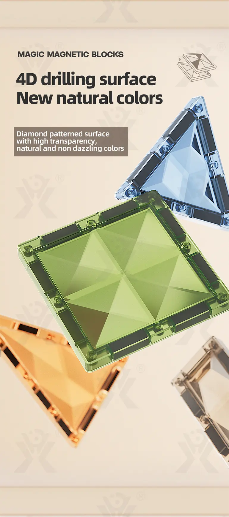 Diamond Magnetic Sheet Bricks · TV10560 · detail image 4 of 13
