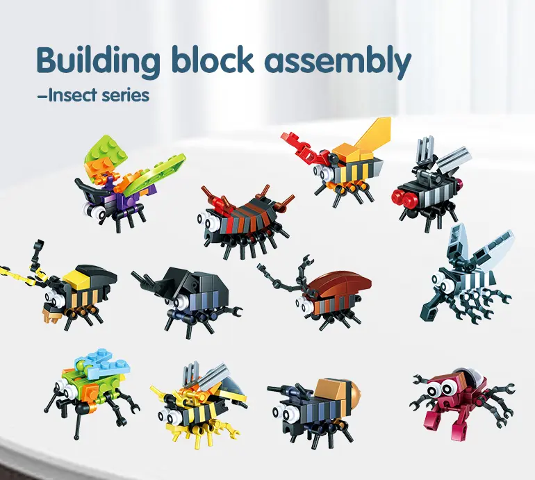 Insect Set Building Bricks For Kids Creative Playing · TV10586 · detail image 1 of 7