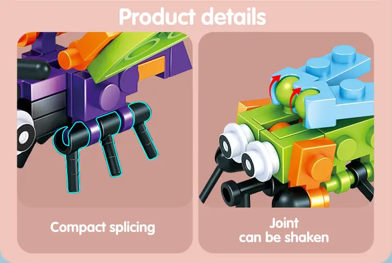 Insect Set Building Bricks For Kids Creative Playing · TV10586 · detail image 3 of 7