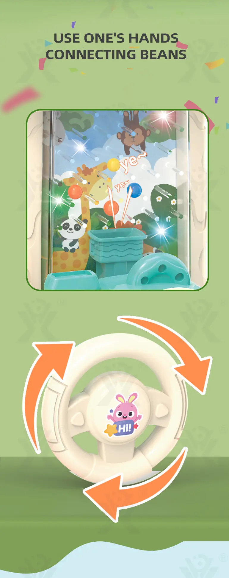 Cartoon Bean Catching Machine Toy, Educational Toy · TV10608 · detail image 5 of 8