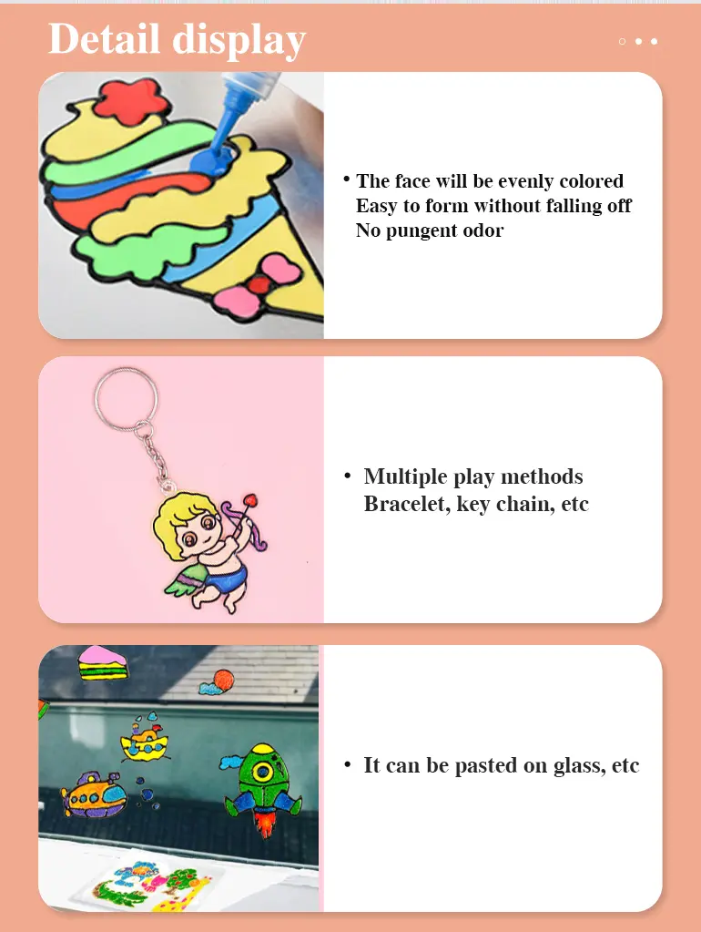 DIY Color Sticker Art Set Toy, Drawing Toy · TV10583 · detail image 3 of 5