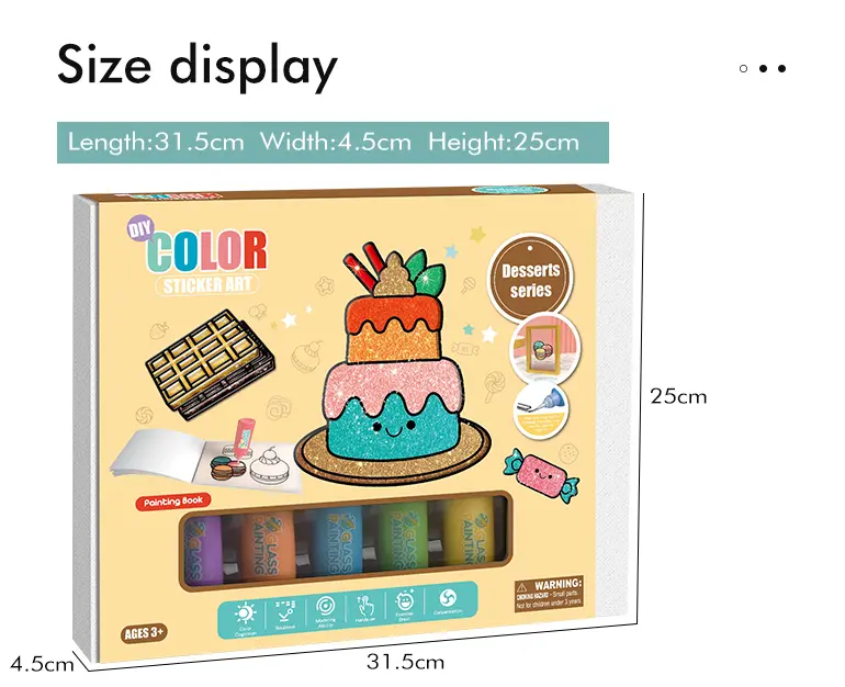 DIY Color Sticker Art Set Toy, Drawing Toy · TV10583 · detail image 5 of 5