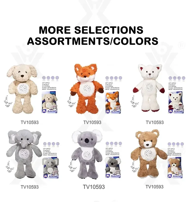 Music Soothes Plush Toy Within Starry Projection, White Noise, Music Loop, Voice IC Detachable For Cleaning · TV10593 · detail image 7 of 8