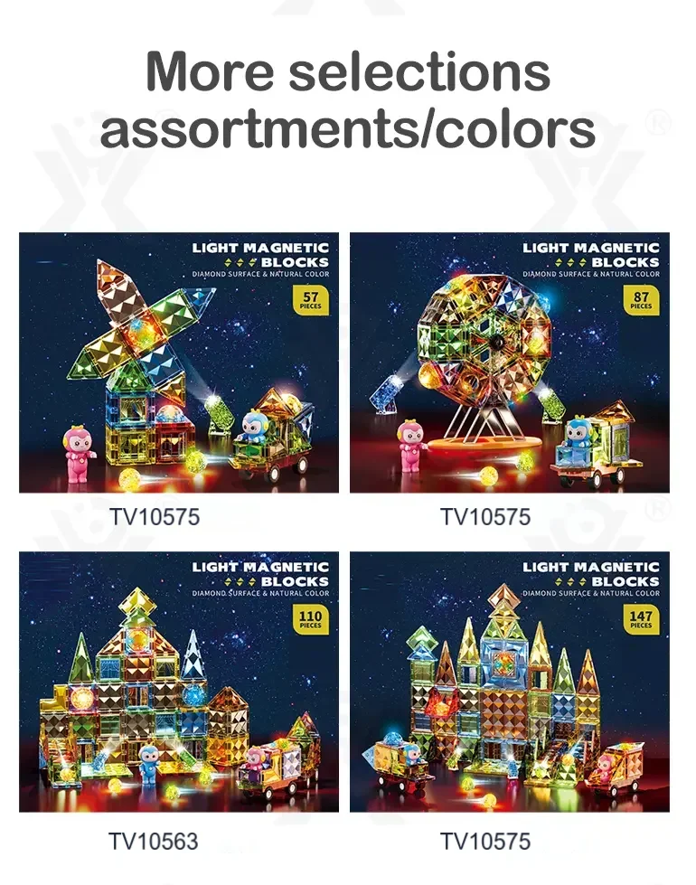 Glowing Magnetic Brick Toy · TV10575 · detail image 14 of 15