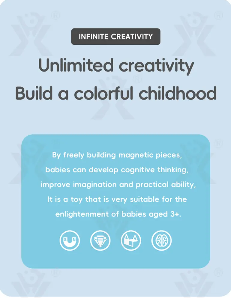 Glowing Magnetic Brick Toy · TV10575 · detail image 2 of 15