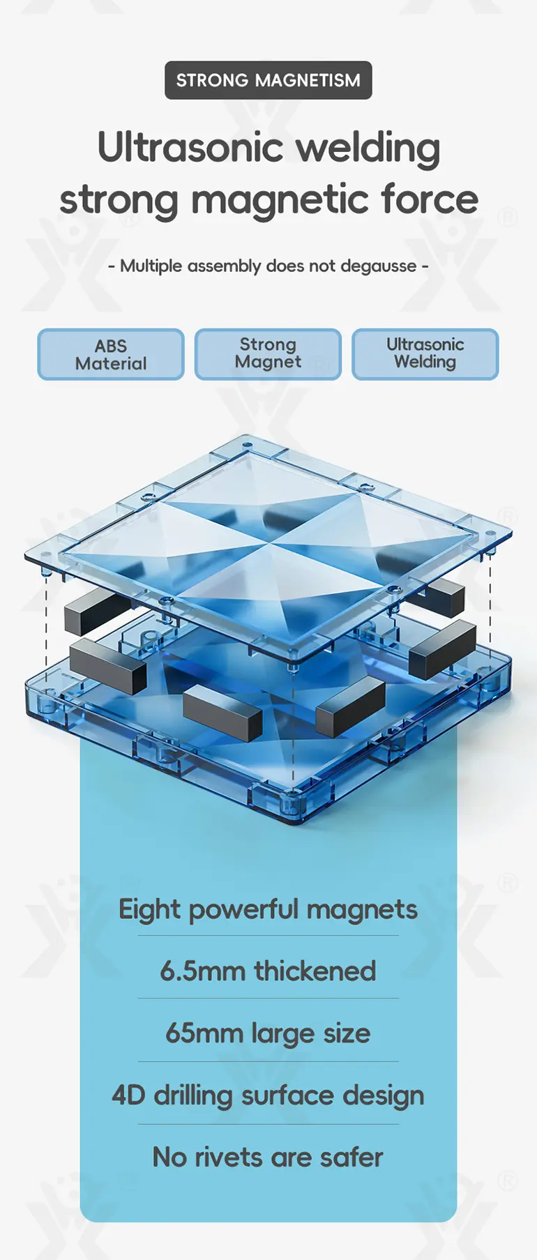Glowing Magnetic Brick Toy · TV10575 · detail image 9 of 15