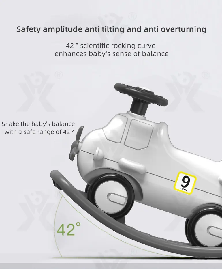 2-in-1 Rocking Horse & Scooter Toy, 3 Years and Up · TV10572 · detail image 5 of 12