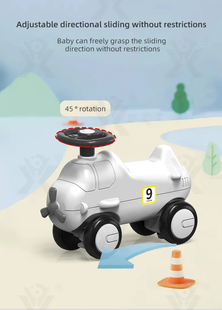 2-in-1 Rocking Horse & Scooter Toy, 3 Years and Up · TV10572 · detail image 6 of 12