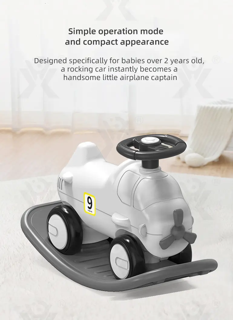 2-in-1 Rocking Horse & Scooter Toy, 3 Years and Up · TV10572 · detail image 8 of 12