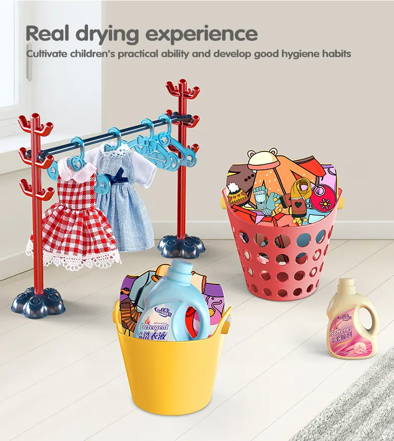 Simulation Washing Machine Toy For Kids, Pretend Play Set · TV10584 · detail image 3 of 5
