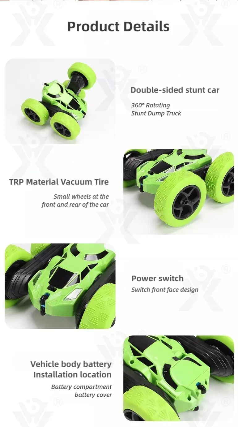 2.4G RC Doppelseitiges Stunt-Auto - Spielzeug , RC Spielzeug·TV10597·Detailaufnahme 13 von 16