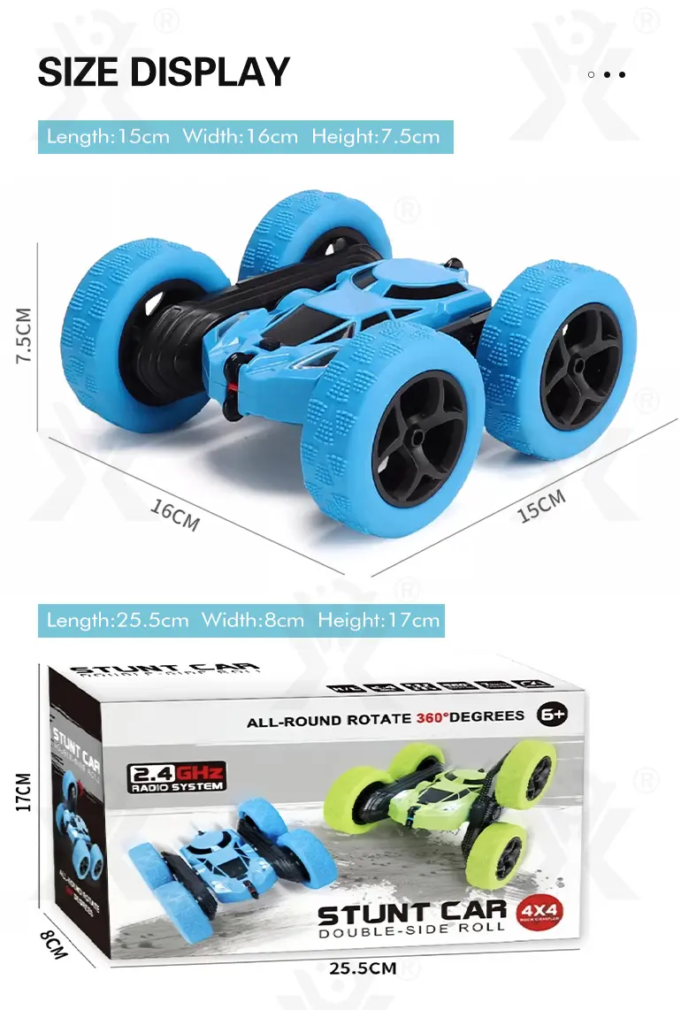 2.4G RC Doppelseitiges Stunt-Auto - Spielzeug , RC Spielzeug·TV10597·Detailaufnahme 16 von 16