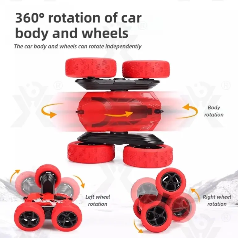 2.4G RC Doppelseitiges Stunt-Auto - Spielzeug , RC Spielzeug·TV10597·Detailaufnahme 6 von 16