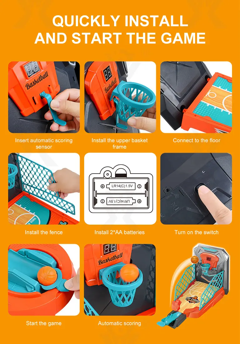Mini Basketball Shooting Machine Toys · TV10532 · detail image 3 of 7