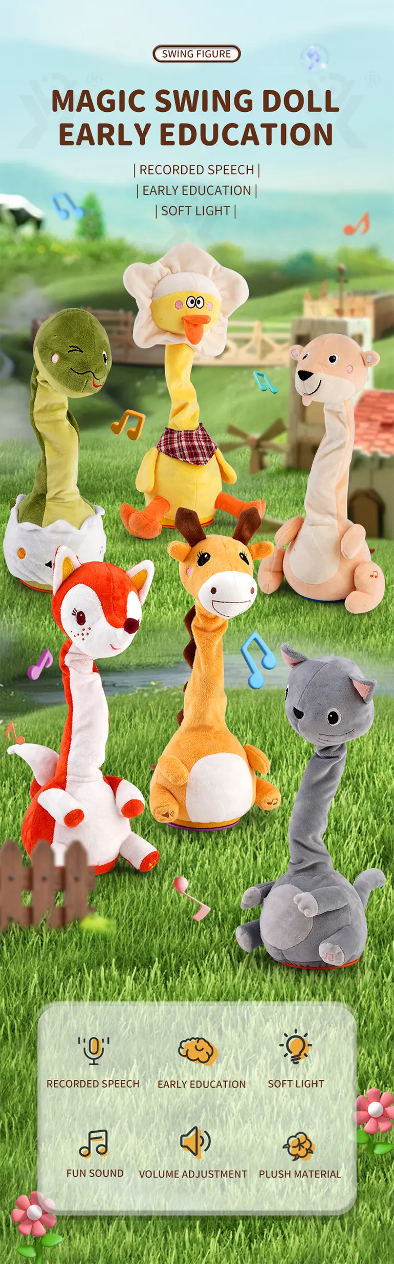 Swinging Cute Duck Toy · TV10571 · detail image 1 of 11