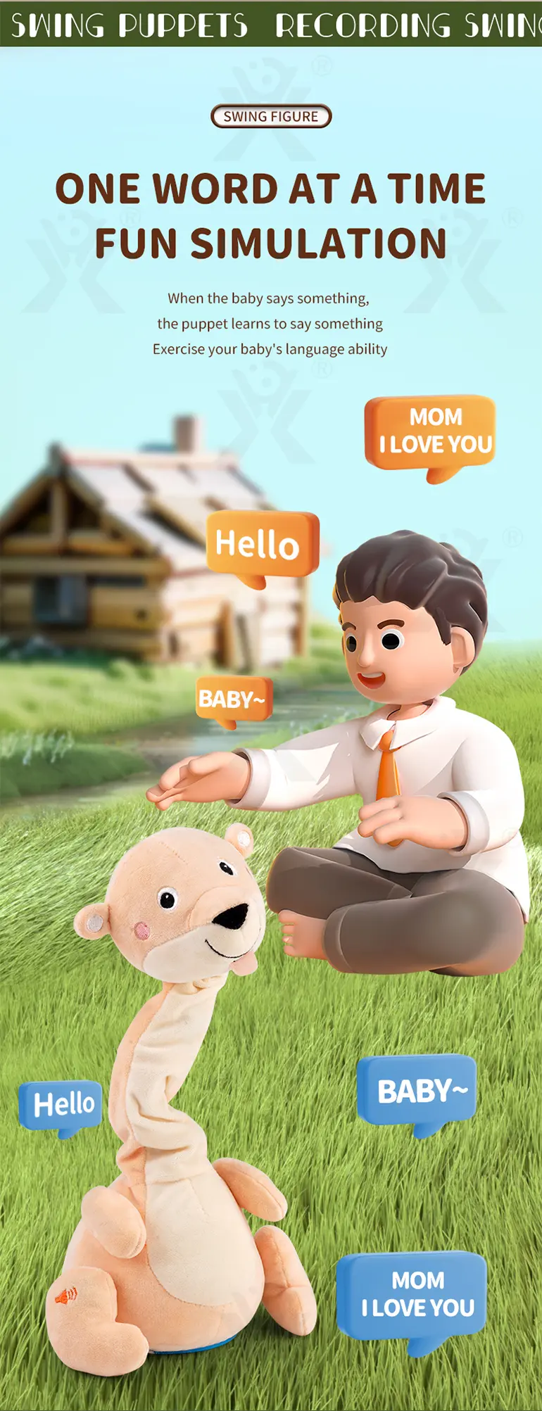 Swinging Cute Duck Toy · TV10571 · detail image 4 of 11