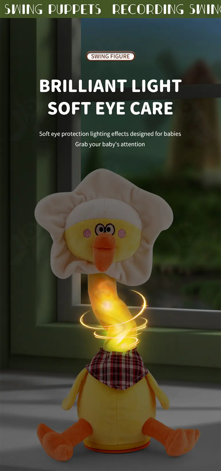 Swinging Cute Duck Toy · TV10571 · detail image 8 of 11